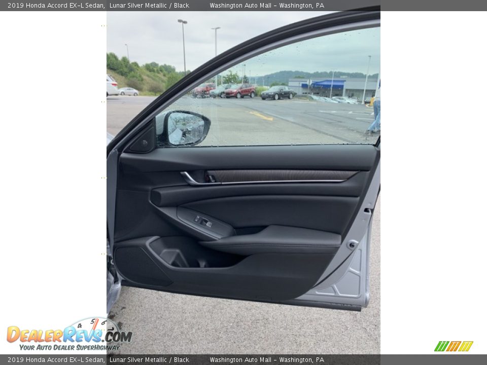 2019 Honda Accord EX-L Sedan Lunar Silver Metallic / Black Photo #25