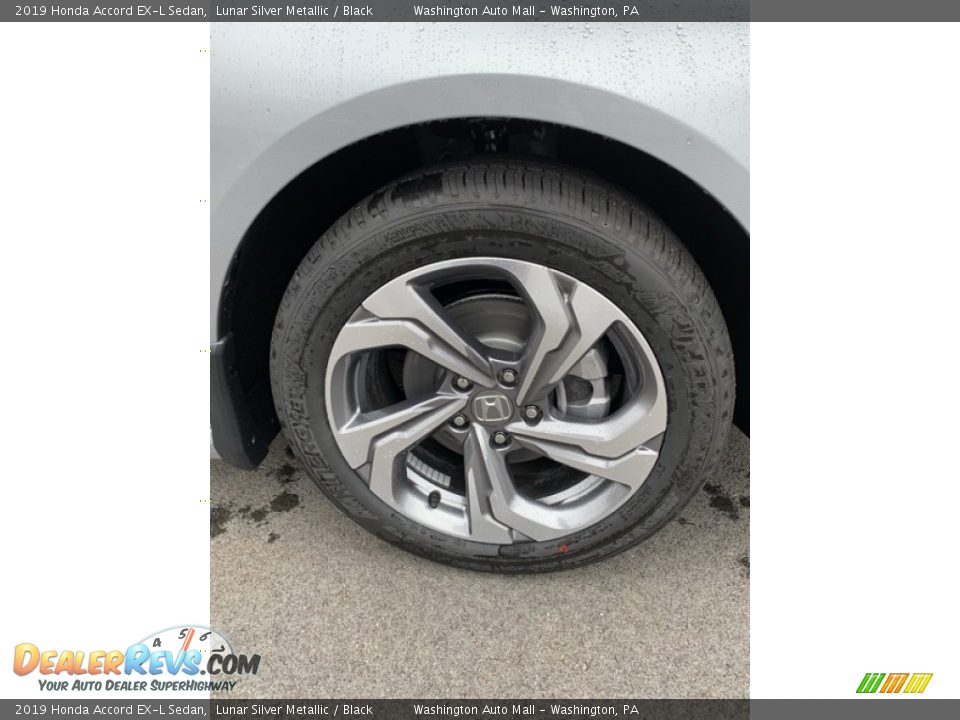 2019 Honda Accord EX-L Sedan Lunar Silver Metallic / Black Photo #29