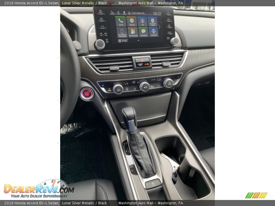 2019 Honda Accord EX-L Sedan Lunar Silver Metallic / Black Photo #31
