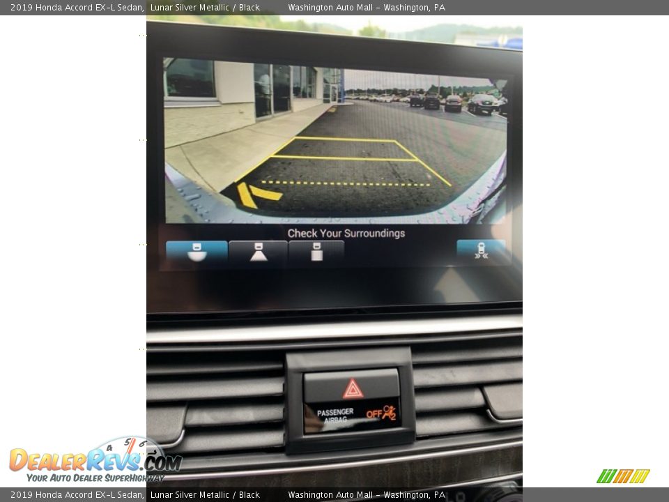 2019 Honda Accord EX-L Sedan Lunar Silver Metallic / Black Photo #32