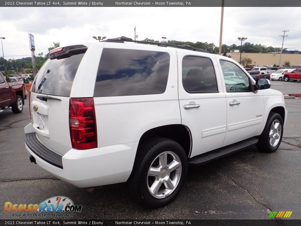 2013 Chevrolet Tahoe LT 4x4 Summit White / Ebony Photo #9