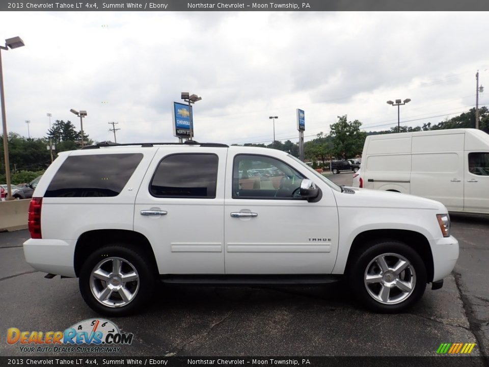 2013 Chevrolet Tahoe LT 4x4 Summit White / Ebony Photo #10