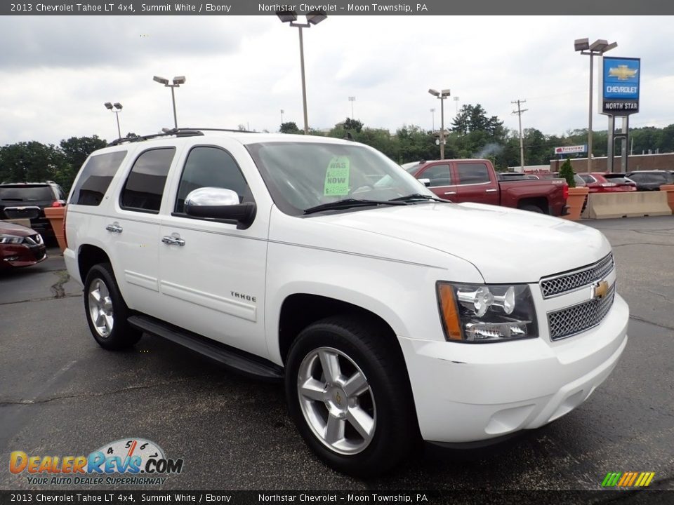 2013 Chevrolet Tahoe LT 4x4 Summit White / Ebony Photo #11