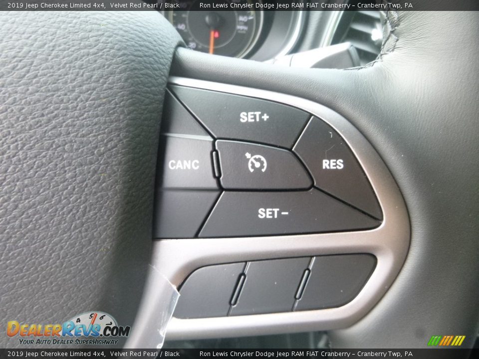 2019 Jeep Cherokee Limited 4x4 Velvet Red Pearl / Black Photo #17