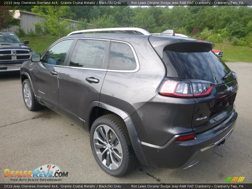 2019 Jeep Cherokee Overland 4x4 Granite Crystal Metallic / Black/Ski Grey Photo #3
