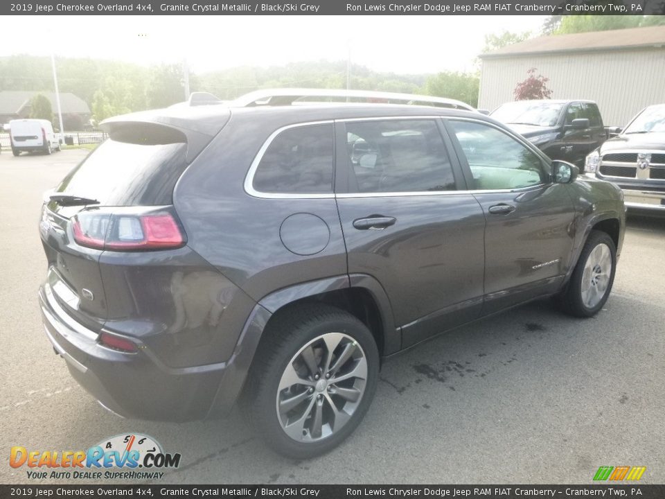 2019 Jeep Cherokee Overland 4x4 Granite Crystal Metallic / Black/Ski Grey Photo #5