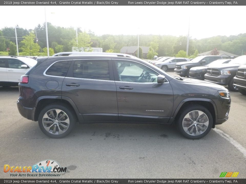 2019 Jeep Cherokee Overland 4x4 Granite Crystal Metallic / Black/Ski Grey Photo #6