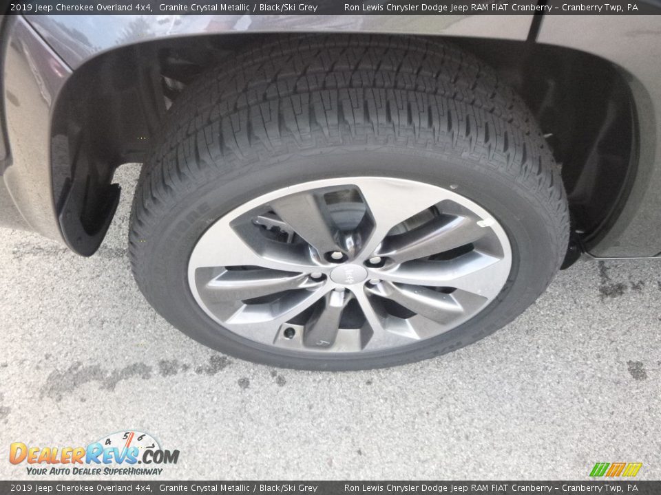 2019 Jeep Cherokee Overland 4x4 Granite Crystal Metallic / Black/Ski Grey Photo #9