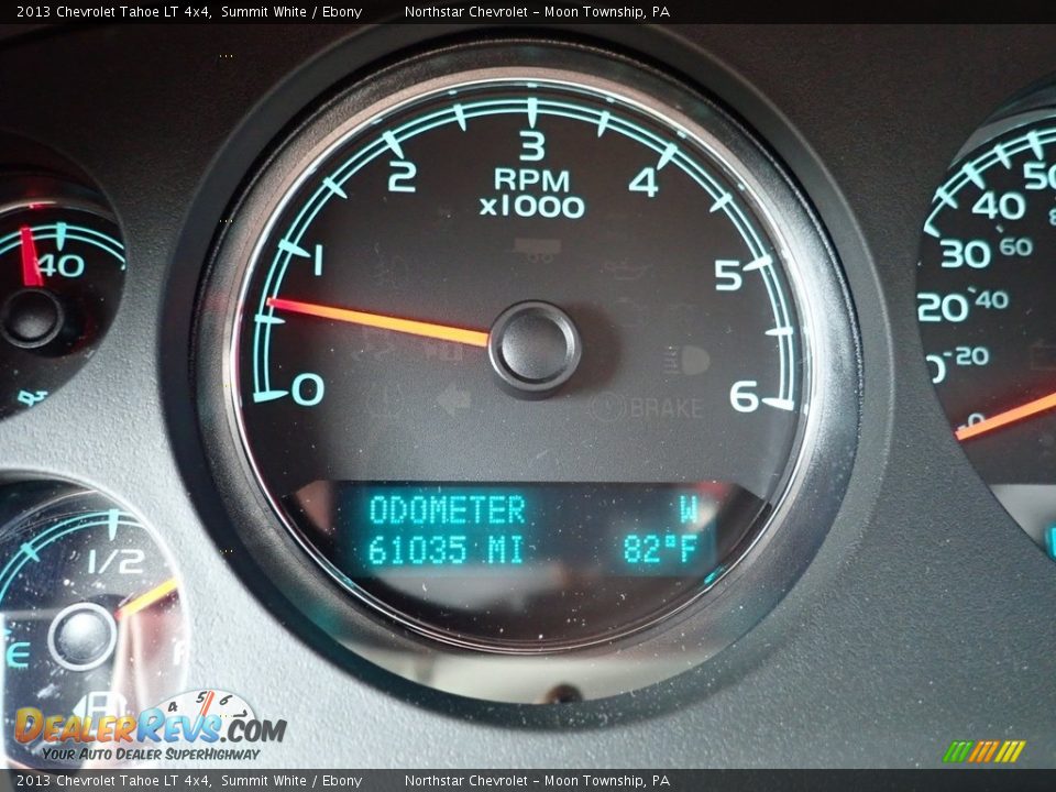 2013 Chevrolet Tahoe LT 4x4 Summit White / Ebony Photo #30