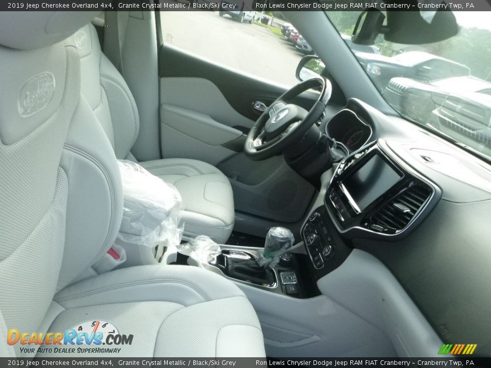 2019 Jeep Cherokee Overland 4x4 Granite Crystal Metallic / Black/Ski Grey Photo #11