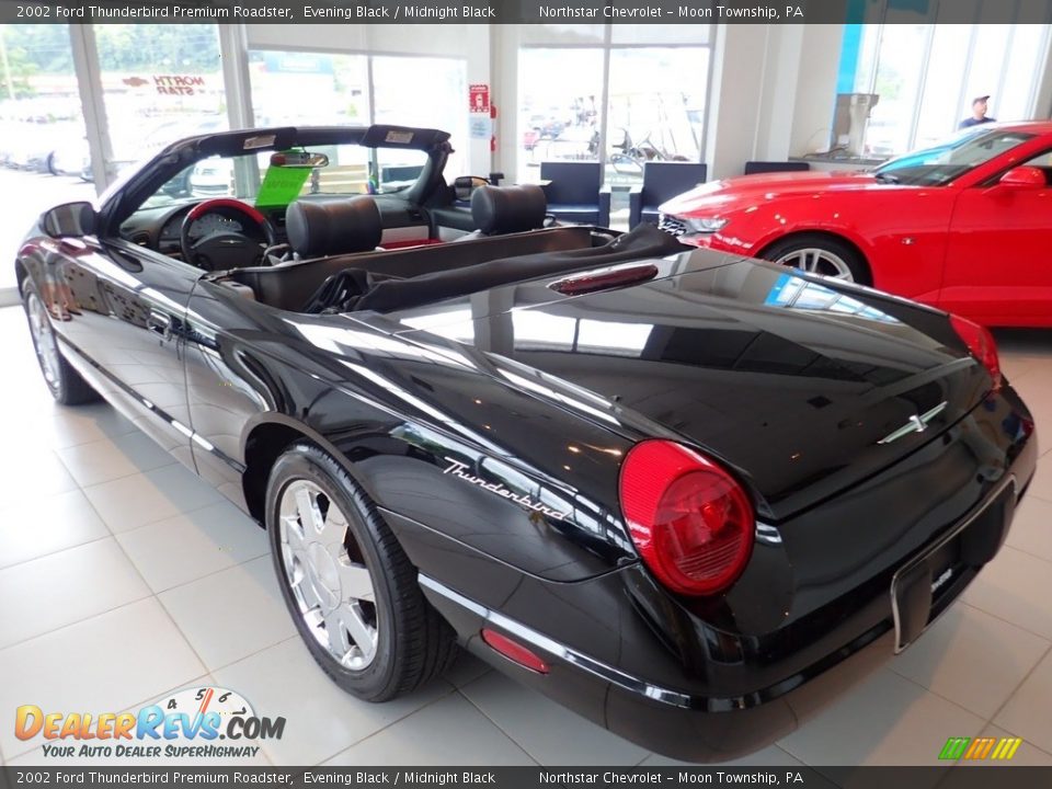 2002 Ford Thunderbird Premium Roadster Evening Black / Midnight Black Photo #3