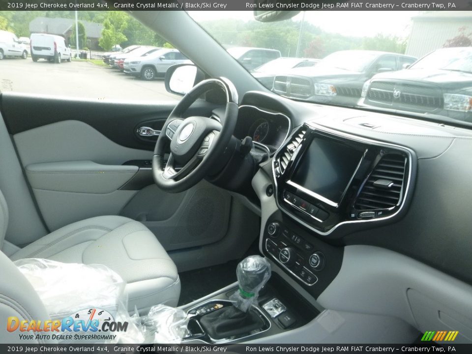 2019 Jeep Cherokee Overland 4x4 Granite Crystal Metallic / Black/Ski Grey Photo #12