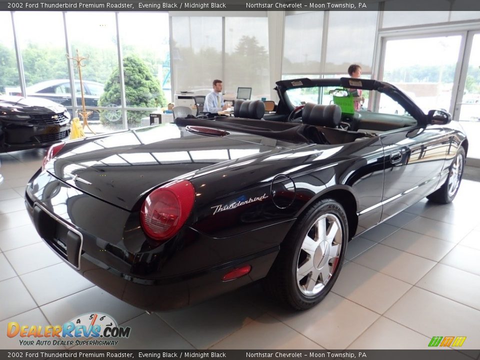 2002 Ford Thunderbird Premium Roadster Evening Black / Midnight Black Photo #5