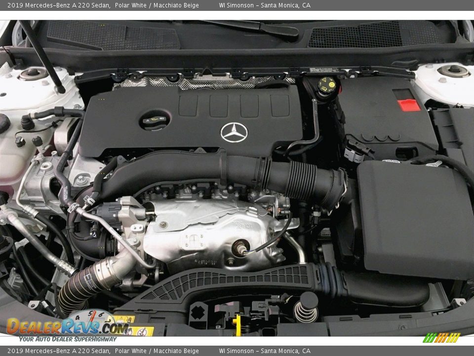 2019 Mercedes-Benz A 220 Sedan Polar White / Macchiato Beige Photo #8
