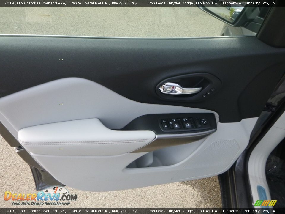 2019 Jeep Cherokee Overland 4x4 Granite Crystal Metallic / Black/Ski Grey Photo #14