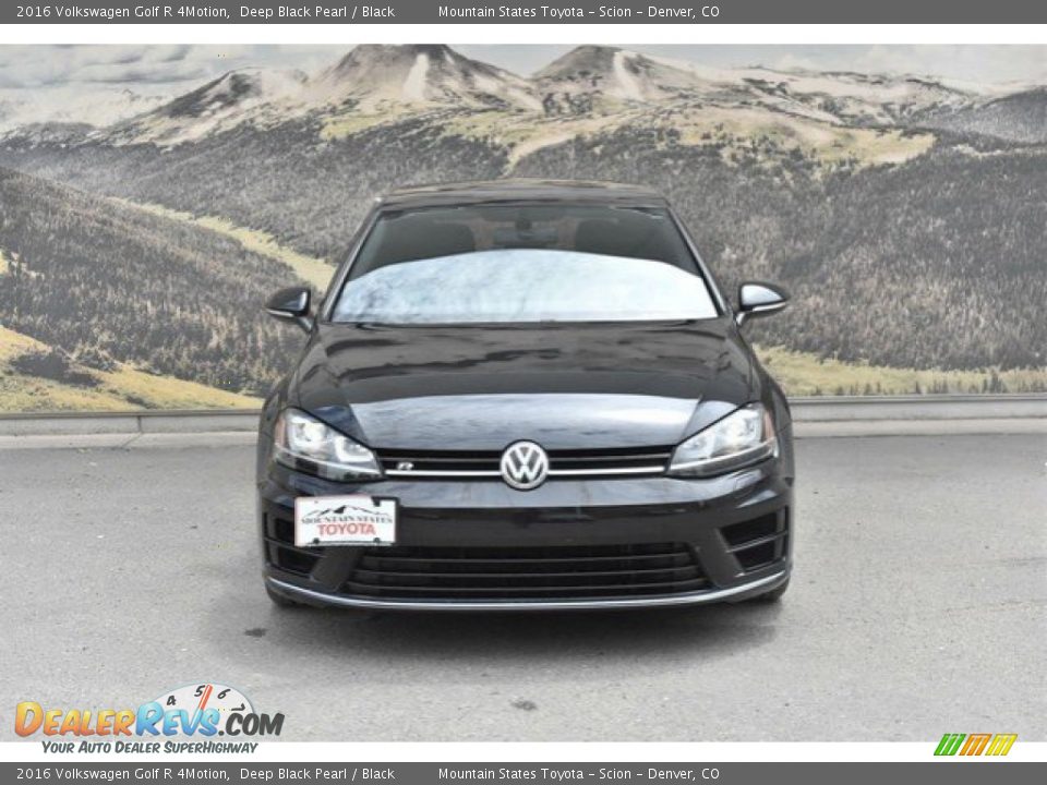 2016 Volkswagen Golf R 4Motion Deep Black Pearl / Black Photo #4