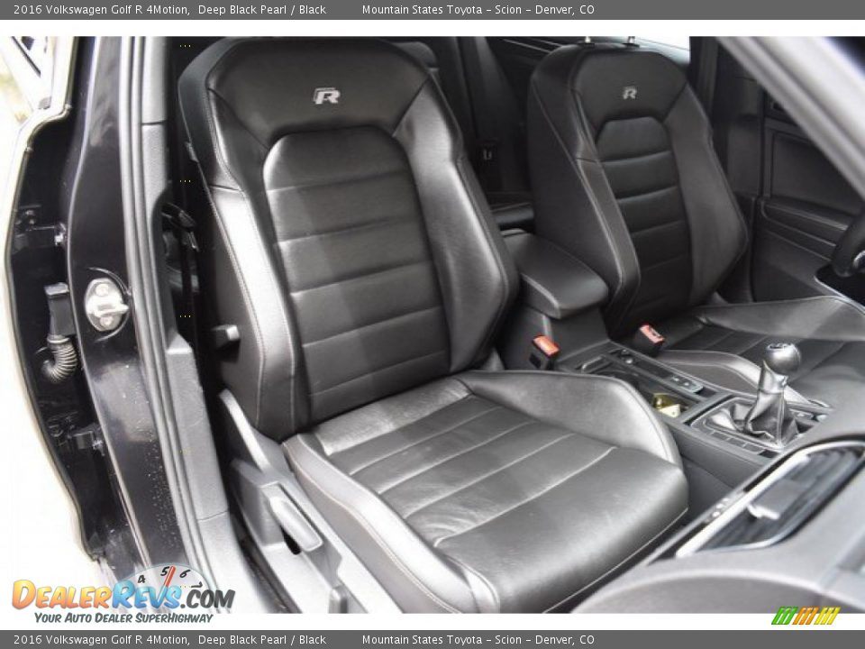 2016 Volkswagen Golf R 4Motion Deep Black Pearl / Black Photo #18