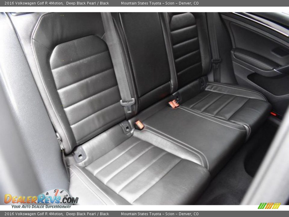 Rear Seat of 2016 Volkswagen Golf R 4Motion Photo #22