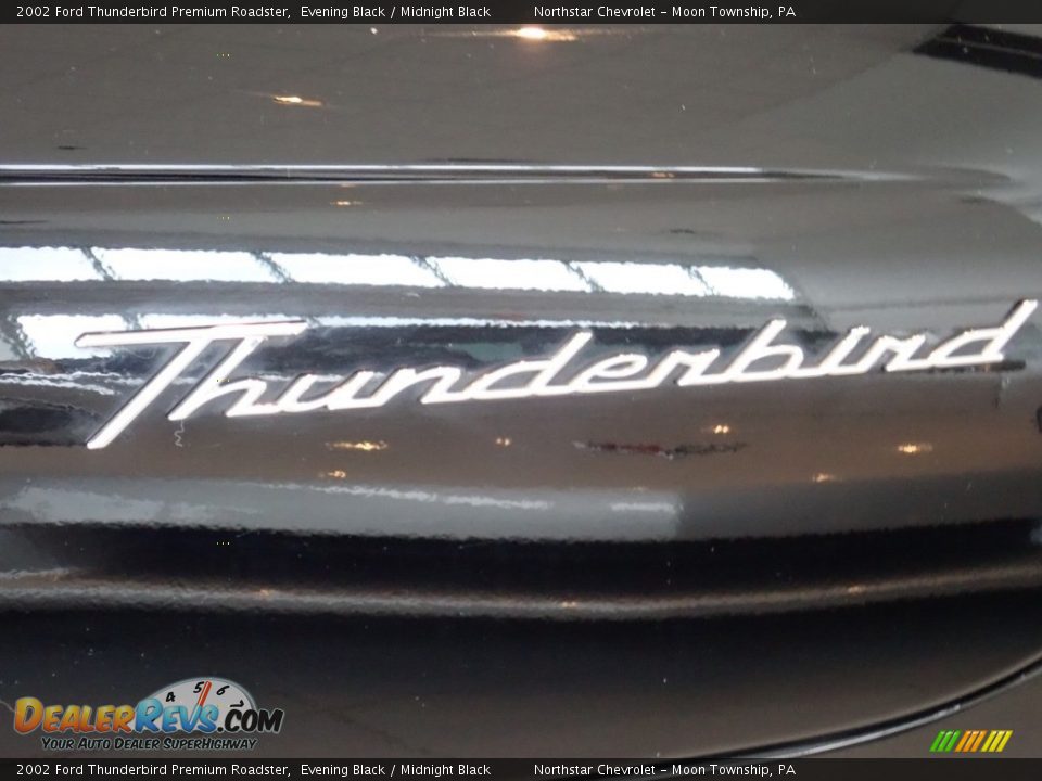2002 Ford Thunderbird Premium Roadster Evening Black / Midnight Black Photo #28