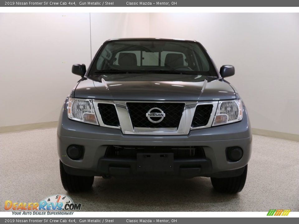 2019 Nissan Frontier SV Crew Cab 4x4 Gun Metallic / Steel Photo #2
