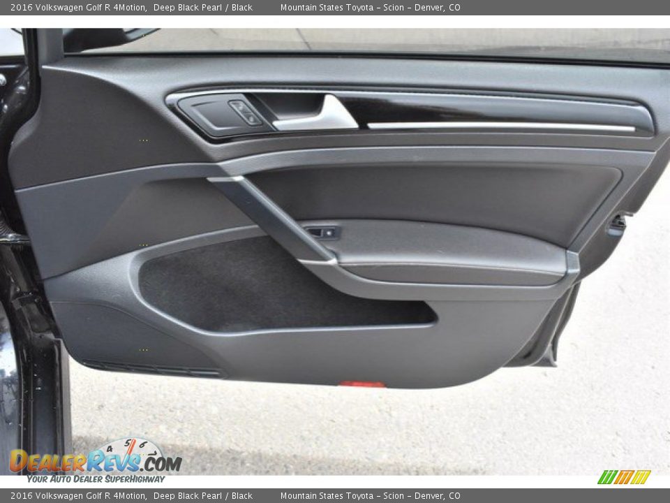2016 Volkswagen Golf R 4Motion Deep Black Pearl / Black Photo #25