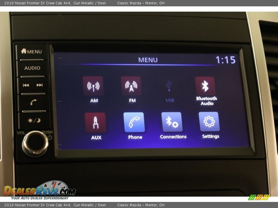 2019 Nissan Frontier SV Crew Cab 4x4 Gun Metallic / Steel Photo #10