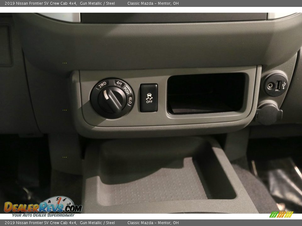 2019 Nissan Frontier SV Crew Cab 4x4 Gun Metallic / Steel Photo #13