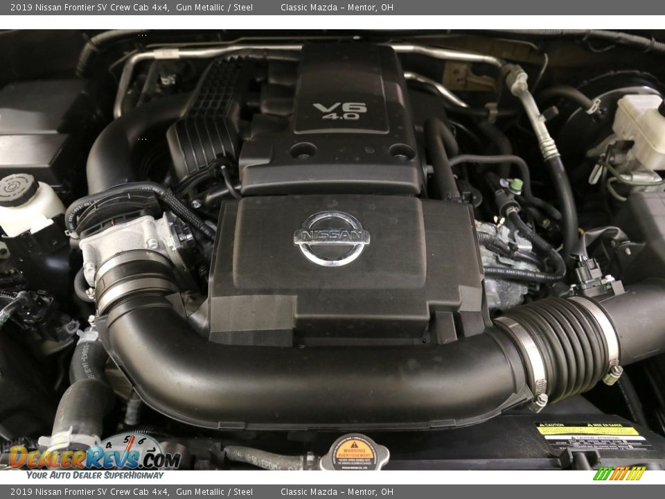 2019 Nissan Frontier SV Crew Cab 4x4 Gun Metallic / Steel Photo #19