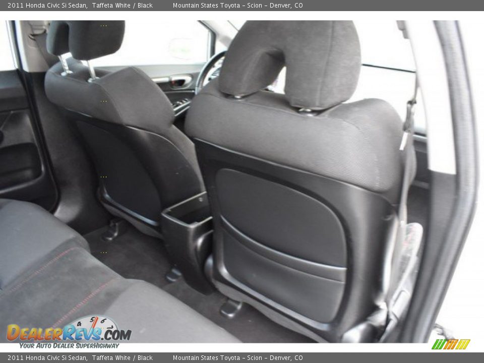 2011 Honda Civic Si Sedan Taffeta White / Black Photo #21