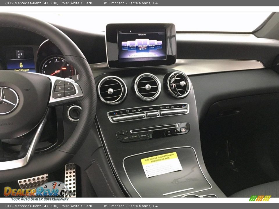 2019 Mercedes-Benz GLC 300 Polar White / Black Photo #6