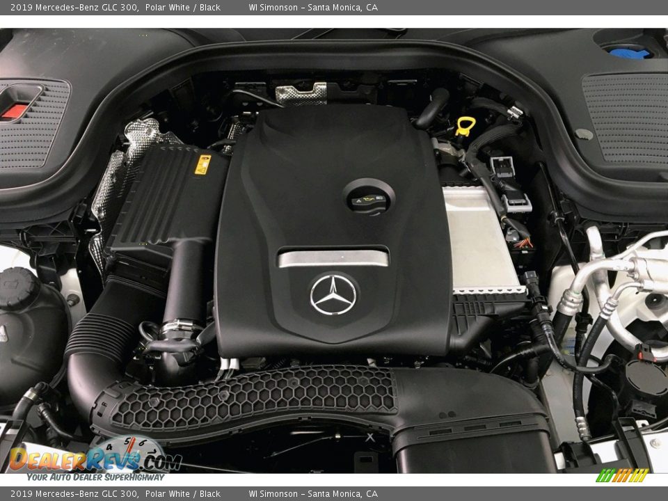2019 Mercedes-Benz GLC 300 Polar White / Black Photo #8