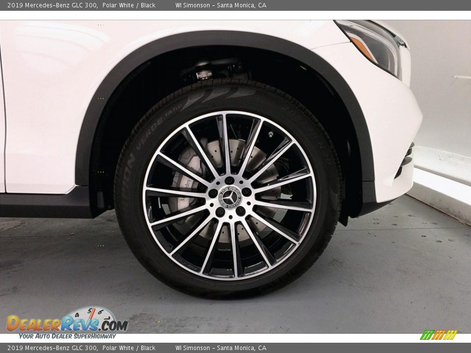 2019 Mercedes-Benz GLC 300 Polar White / Black Photo #9