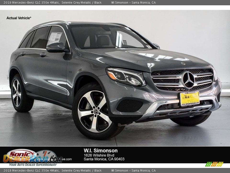 2019 Mercedes-Benz GLC 350e 4Matic Selenite Grey Metallic / Black Photo #1