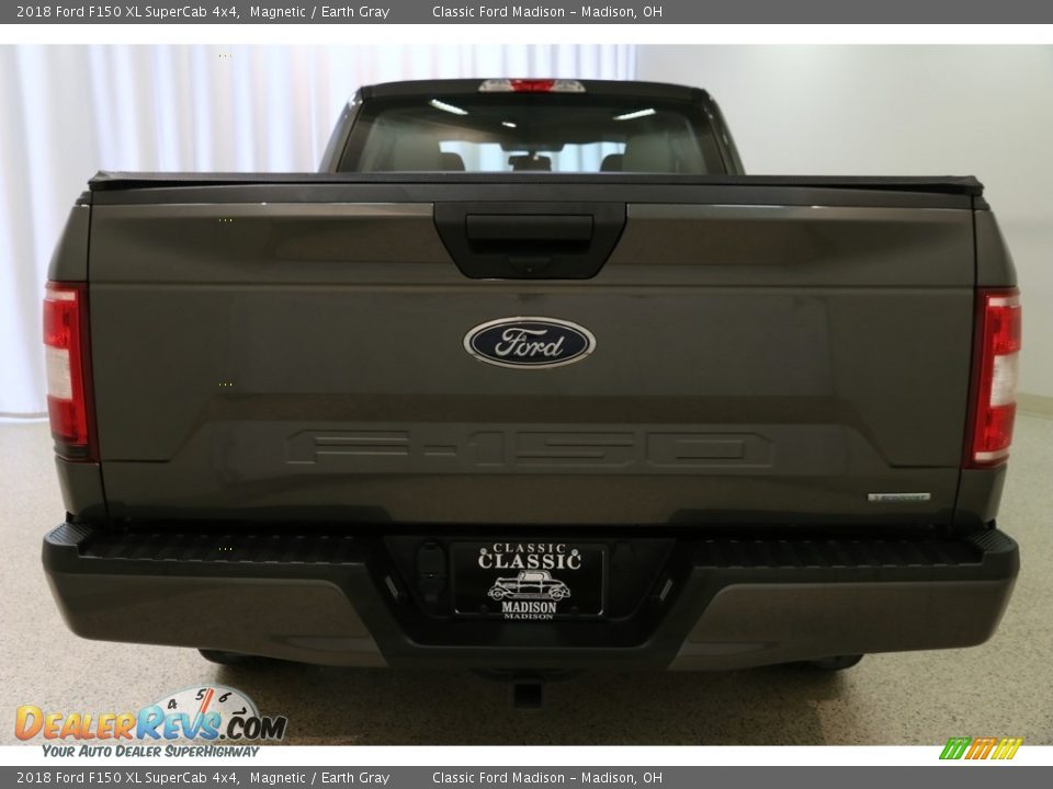 2018 Ford F150 XL SuperCab 4x4 Magnetic / Earth Gray Photo #16