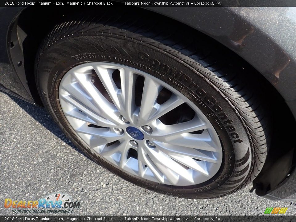 2018 Ford Focus Titanium Hatch Magnetic / Charcoal Black Photo #11