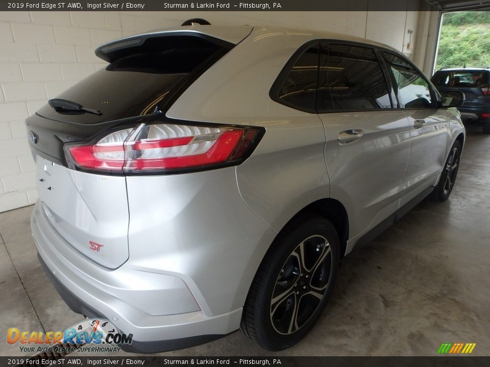 2019 Ford Edge ST AWD Ingot Silver / Ebony Photo #2