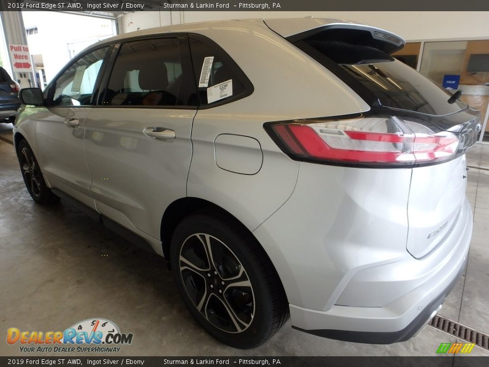 2019 Ford Edge ST AWD Ingot Silver / Ebony Photo #4