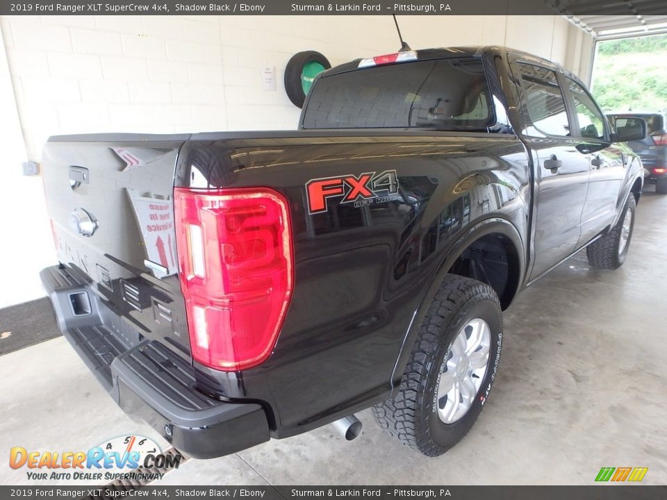 2019 Ford Ranger XLT SuperCrew 4x4 Shadow Black / Ebony Photo #2