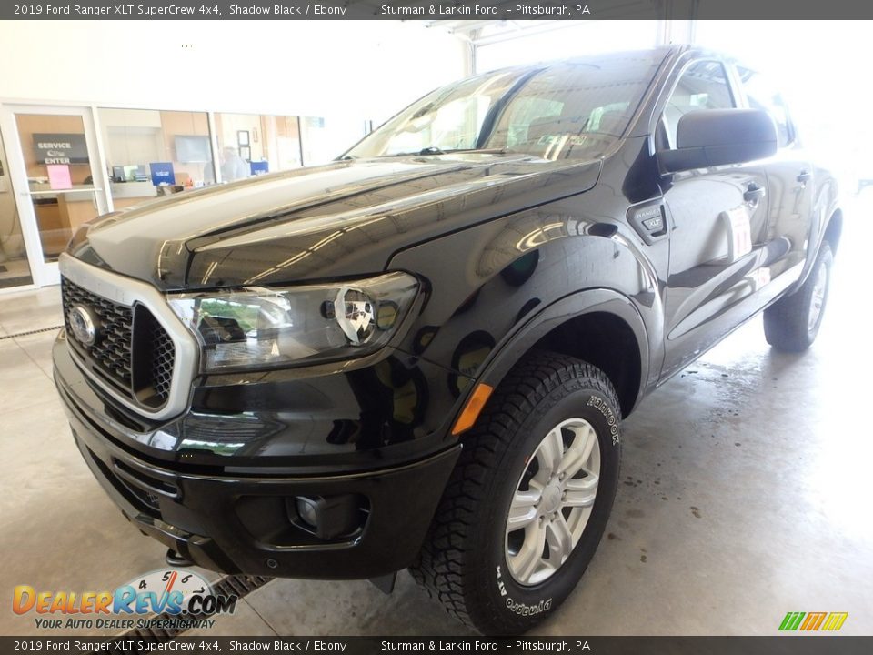 2019 Ford Ranger XLT SuperCrew 4x4 Shadow Black / Ebony Photo #5