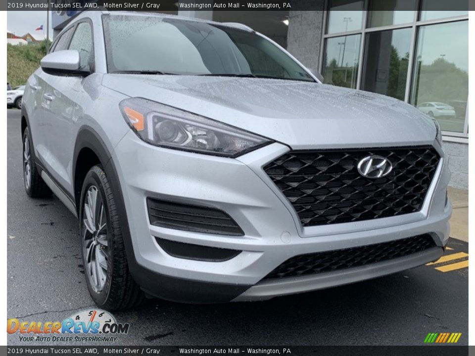 2019 Hyundai Tucson SEL AWD Molten Silver / Gray Photo #1