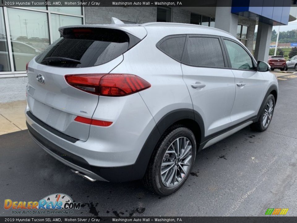 2019 Hyundai Tucson SEL AWD Molten Silver / Gray Photo #4