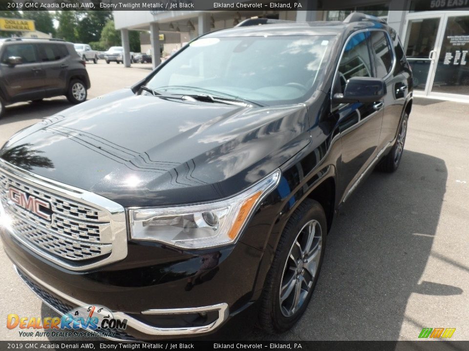 2019 GMC Acadia Denali AWD Ebony Twilight Metallic / Jet Black Photo #3
