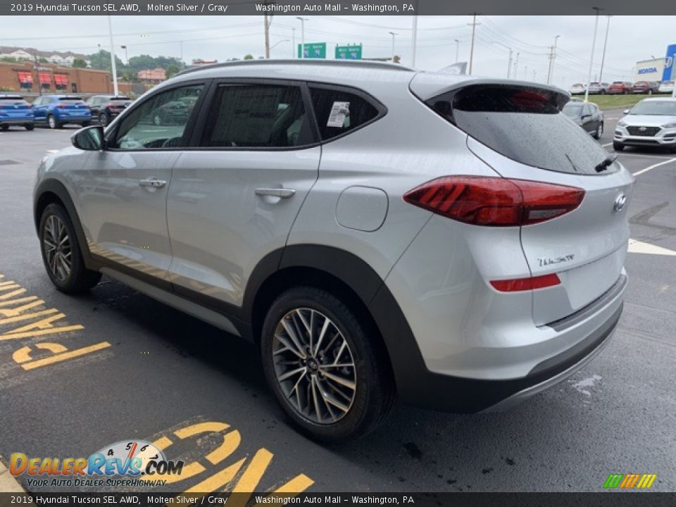 2019 Hyundai Tucson SEL AWD Molten Silver / Gray Photo #6