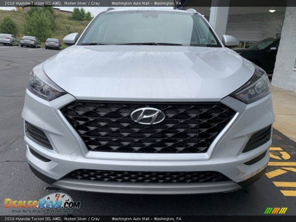 2019 Hyundai Tucson SEL AWD Molten Silver / Gray Photo #8