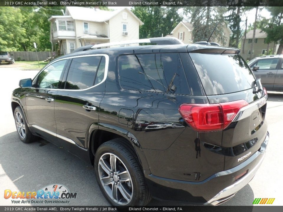 2019 GMC Acadia Denali AWD Ebony Twilight Metallic / Jet Black Photo #6