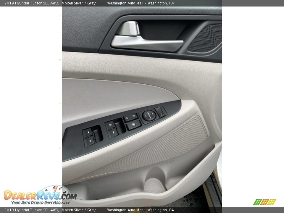 2019 Hyundai Tucson SEL AWD Molten Silver / Gray Photo #12