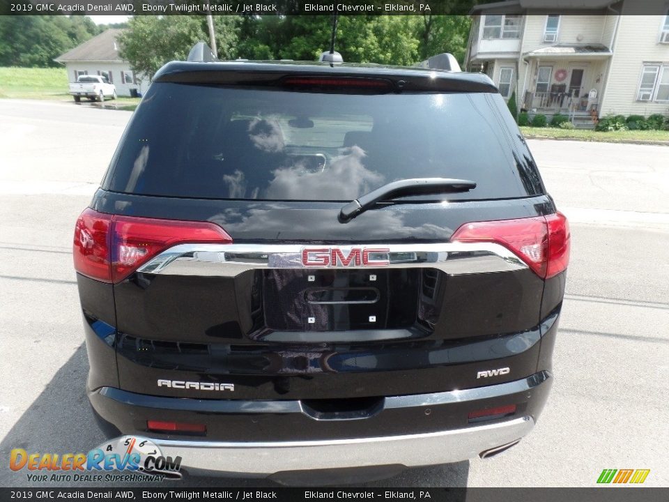 2019 GMC Acadia Denali AWD Ebony Twilight Metallic / Jet Black Photo #7