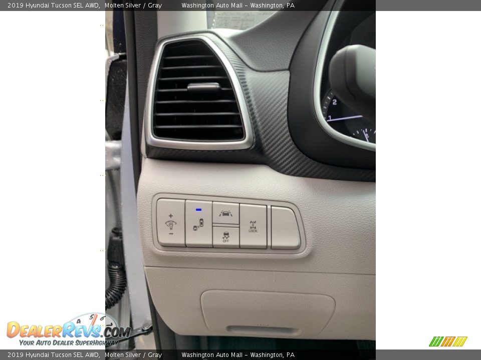 2019 Hyundai Tucson SEL AWD Molten Silver / Gray Photo #13