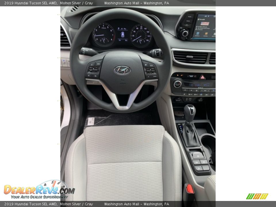 2019 Hyundai Tucson SEL AWD Molten Silver / Gray Photo #14