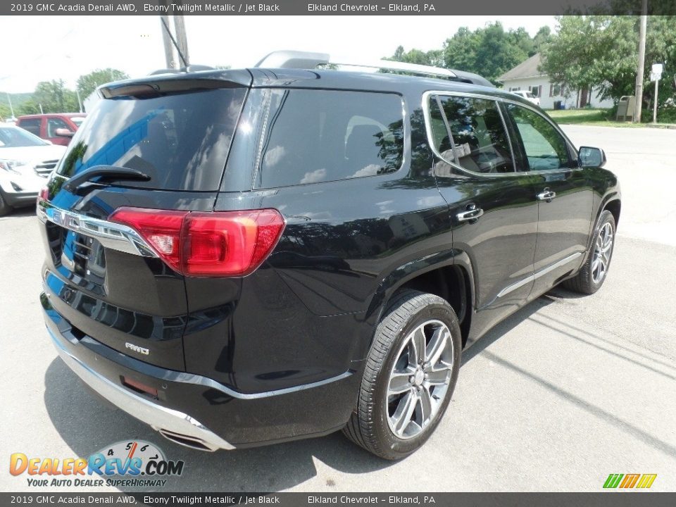 2019 GMC Acadia Denali AWD Ebony Twilight Metallic / Jet Black Photo #8